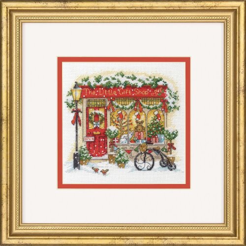 (image for) Gold Petites The Little Gift Shop Counted Cross Stitch Kit